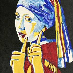 Deaf Girl with an Eye Earring
