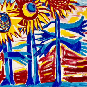 Sunflower Eyes 30 inch by 40 inch Print
