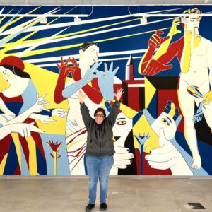Turin Mural at Institute of the Deaf, Turin, Italy