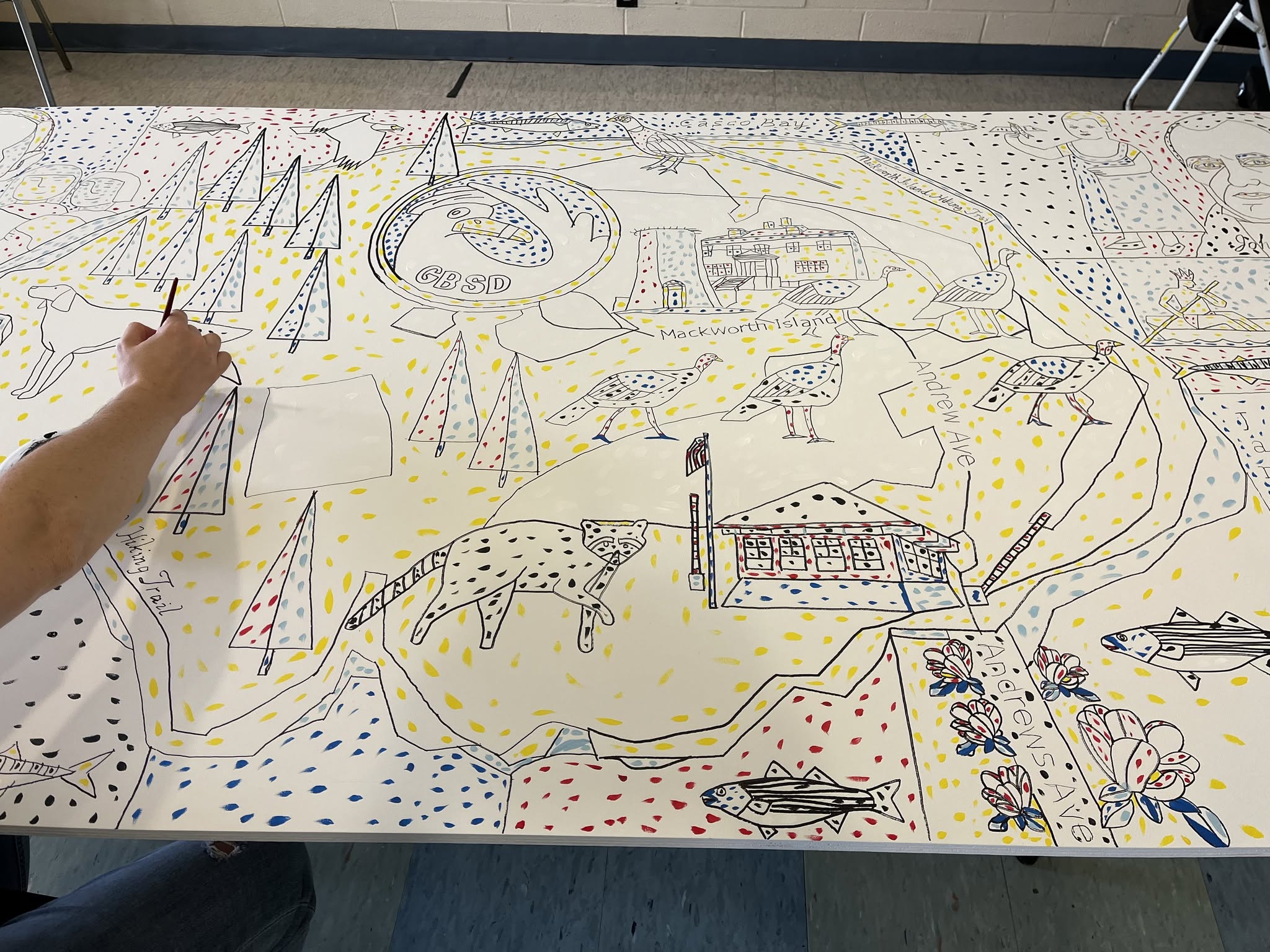Mackworth Island Mural - Image 3