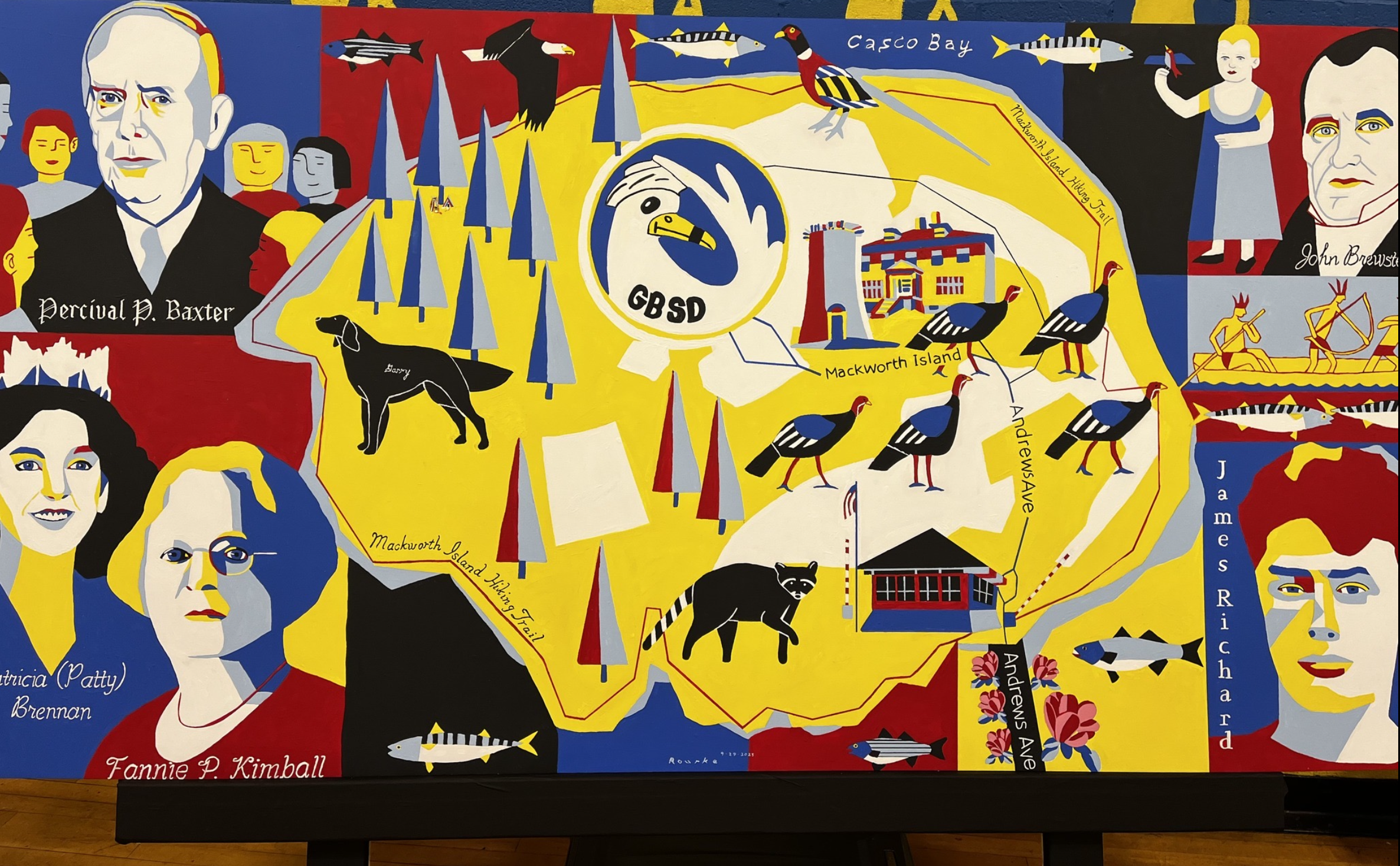 Mackworth Island Mural